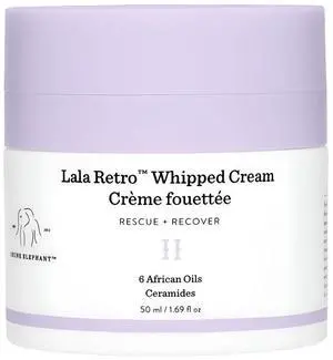 Drunk Elephant Lala Retro Whipped Cream - Ceramide Moisturizer - Clean Clinical Skincare - Cruelty-Free - Dermatologist-Tested - Free of Essential Oils, Silicones, and Fragrance