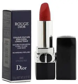 Christian Dior Rouge Dior Refillable Lipstick in 888 Strong Red /Matte. 3.5g
