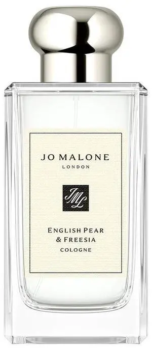 Jo Malone English Pear & Freesia for Women Eau De Cologne Spray -1.0oz/30ml- white.Blend of lime, mandarin orange, bergamot, basil, lilac, iris, thyme, patchouli and vetiver.Long lasting fragrance Jo Malone English Pear & Freesia for Women Eau De Cologne Spray -1.0oz/30ml- white.Blend of lime, mandarin orange, bergamot, basil, lilac, iris, thyme, patchouli and vetiver.Long lasting fragrance