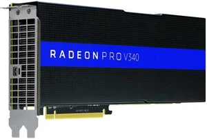 AMD Radeon Pro V340 Fanless 32GB HBM2 Radeon Pro V340 Video Graphic Card GPU AMD Radeon Pro V340 Fanless 32GB HBM2 Radeon Pro V340 Video Graphic Card GPU