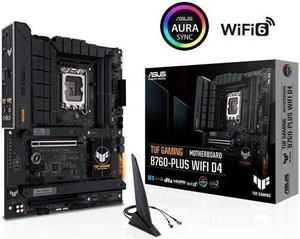 ASUS TUF GAMING B760-PLUS WIFI D4 LGA1700 ATX Motherboard DDR4 ASUS TUF GAMING B760-PLUS WIFI D4 LGA1700 ATX Motherboard DDR4