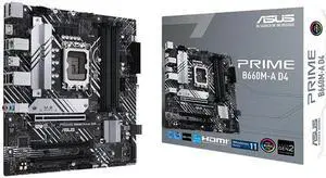 ASUS PRIME B660M-K D4 LGA 1700 Micro ATX Intel Motherboard ASUS PRIME B660M-K D4 LGA 1700 Micro ATX Intel Motherboard