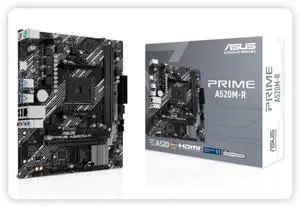 ASUS PRIME A520M-R motherboard, supports CPU 5600/5500 (AMD A520/Socket AM4), micro-ATX ASUS PRIME A520M-R motherboard, supports CPU 5600/5500 (AMD A520/Socket AM4), micro-ATX