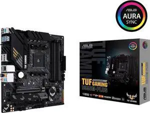 ASUS TUF GAMING B550M-PLUS AMD AM4 (3rd Gen Ryzen) Micro ATX Gaming Motherboard (PCIe 4.0, 2.5Gb LAN, BIOS FlashBack, HDMI 2.1, USB 3.2 Gen 2, Addressable Gen 2 RGB Header and AURA Sync) ASUS TUF GAMING B550M-PLUS AMD AM4 (3rd Gen Ryzen) Micro ATX Gaming Motherboard (PCIe 4.0, 2.5Gb LAN, BIOS FlashBack, HDMI 2.1, USB 3.2 Gen 2, Addressable Gen 2 RGB Header and AURA Sync)