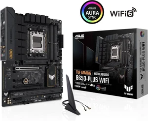 ASUS TUF Gaming B650-Plus - Motherboard - ATX - Socket AM5 - AMD B650 Chipset - USB 3.1 Gen 2, USB 3.2 Gen 2, USB-C 3.2 ASUS TUF Gaming B650-Plus - Motherboard - ATX - Socket AM5 - AMD B650 Chipset - USB 3.1 Gen 2, USB 3.2 Gen 2, USB-C 3.2