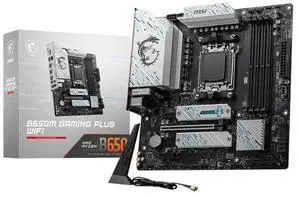 MSI B650M GAMING PLUS WIFI motherboard AMD B650 Socket AM5 micro ATX MSI B650M GAMING PLUS WIFI motherboard AMD B650 Socket AM5 micro ATX