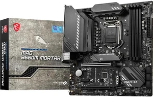 MSI MAG B560M MORTAR LGA 1200 Micro ATX Intel Motherboard MSI MAG B560M MORTAR LGA 1200 Micro ATX Intel Motherboard