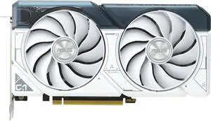 ASUS Dual GeForce RTX 4060 Ti White Edition 8GB GDDR6 (PCIe 4.0, 8GB GDDR6, DLSS 3, HDMI 2.1, DisplayPort 1.4a, Axial-tech fan design, 0dB technology) DUAL-RTX4060TI-8G-WHITE ASUS Dual GeForce RTX 4060 Ti White Edition 8GB GDDR6 (PCIe 4.0, 8GB GDDR6, DLSS 3, HDMI 2.1, DisplayPort 1.4a, Axial-tech fan design, 0dB technology) DUAL-RTX4060TI-8G-WHITE