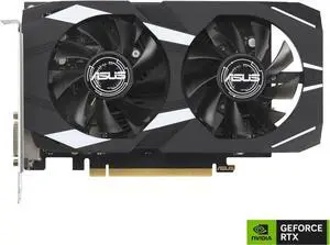 ASUS Dual NVIDIA GeForce RTX 3050 6GB OC Edition Gaming Graphics Card - PCIe 4.0, 6GB GDDR6 Memory, HDMI 2.1, DisplayPort 1.4a, 2-slot Design, Axial-tech Fan Design, 0dB Technology, DUAL-RTX3050-O6G ASUS Dual NVIDIA GeForce RTX 3050 6GB OC Edition Gaming Graphics Card - PCIe 4.0, 6GB GDDR6 Memory, HDMI 2.1, DisplayPort 1.4a, 2-slot Design, Axial-tech Fan Design, 0dB Technology, DUAL-RTX3050-O6G