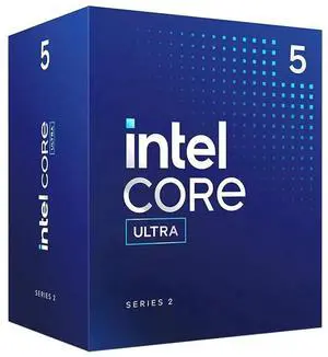 Intel Core Ultra 5 235 - Core Ultra 5 (Series 2) Arrow Lake 14-Core (6P+8E) 2.9 GHz (E-core base) / 3.4 GHz (P-core base) LGA 1851 65W Intel Graphics Desktop CPU Processor - BX80768235 Intel Core Ultra 5 235 - Core Ultra 5 (Series 2) Arrow Lake 14-Core (6P+8E) 2.9 GHz (E-core base) / 3.4 GHz (P-core base) LGA 1851 65W Intel Graphics Desktop CPU Processor - BX80768235