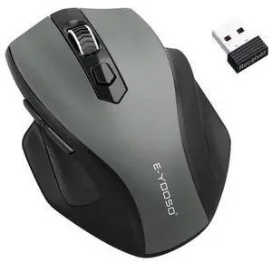 Wireless Mouse 2.4G Large Ergonomic Optical Mouse for Big Hands 18 Months Bat