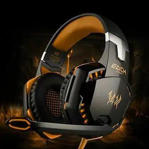 Gaming Gamer Headset Mic LED Headphones Stereo Surround for PC PS4 Xbox ONE PS5