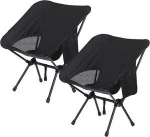 1/2-Pack Collapsible Camp Chairs w/Carrying Bag Outdoor Chair Camping Hiking Beige 1 PACK 1/2-Pack Collapsible Camp Chairs w/Carrying Bag Outdoor Chair Camping Hiking Beige 1 PACK