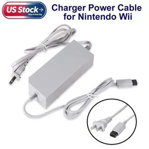 AC Adapter Charger Power Supply Cord Cable for Nintendo Wii AC Adapter Charger Power Supply Cord Cable for Nintendo Wii
