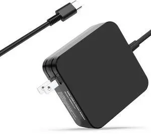 TUXIFPKU 65W USB C Power Adapter,Type C Power PD Wall Fast Charger Compatible with Mac Book Pro,ASUS ZenBook, Dell Latitude, Lenovo, Huawei Matebook, HP Spectre, Acer Chromebook, Smart Phones