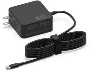 100W-USB-C-Charger, USB-C-Laptop-Charger Fast Charger Compatible with Asus ROG Ally, HP, Lenovo ThinkPad, Acer, Laptops and All USB - C Port Devices, Charge Type-C 96W 90W 65W 45W 30W Device