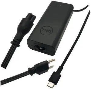 65W USB-C Laptop Charger,Latitude 3430 3440 3450 Power AC Adapter with Power Cord Cable, Black, HKA65NM200 65W USB-C Laptop Charger,Latitude 3430 3440 3450 Power AC Adapter with Power Cord Cable, Black, HKA65NM200