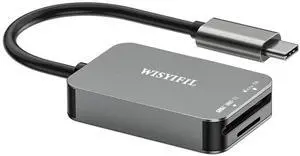 UHS-II High Speed Card Reader, USB C SD 4.0 Memory Card Reader, for SDXC, SDHC, SD, MMC, Micro SDXC, Micro SD, Micro SDHC Card, UHS-II UHS-I Cards, Compatible with MacBook Pro, iPad Pro Samsung S21