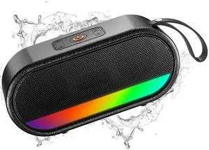 Bluetooth Speaker with 24W Dual Speaker, HD Loud Sound, Portable Outdoor Wireless Punchy Bass, Bluetooth 5.3, 10H Playtime Built-in Mics, Ultra Wireless Speaker IPX6 Waterproof for /Party/Beach/Home