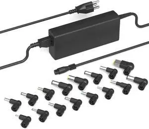 90w Universal Laptop Charger ETL Ac Adapter Compatible with Dell Hp Lenovo Toshiba Acer Asus Sony Power Cord Adapter DC Output 12V 16V 18.5V 19V 19.5V 20V Power Supply Cord with 16 Tips 90w Universal Laptop Charger ETL Ac Adapter Compatible with Dell Hp Lenovo Toshiba Acer Asus Sony Power Cord Adapter DC Output 12V 16V 18.5V 19V 19.5V 20V Power Supply Cord with 16 Tips