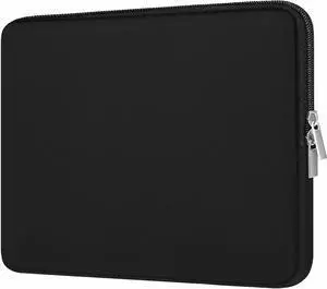 Laptop Sleeve Case 15.6 inch, Protective Briefcase Carrying Computer Bag, Traveling Portable Laptop Cover Compatible with MacBook, HP, Dell, Asus, Lenovo, Black