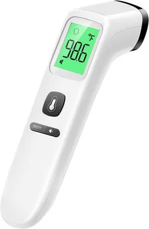 No-Touch Thermometer for Adults and Kids, Digital Accurate Baby Thermometer with Fever Alarm, 1 Second Fast Result, Easy to use, 2 in 1 Mode No-Touch Thermometer for Adults and Kids, Digital Accurate Baby Thermometer with Fever Alarm, 1 Second Fast Result, Easy to use, 2 in 1 Mode