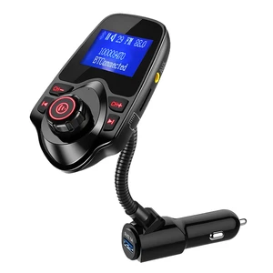 Bluetooth FM Transmitter for Car, Bluetooth Car Adapter, Black | Dual USB Fast Charging, Bluetooth 5.0, 1.44" LCD, Bluetooth USB MicroSD AUX, Flexible Gooseneck, 12V-24V for Cars SUVs Trucks Bluetooth FM Transmitter for Car, Bluetooth Car Adapter, Black | Dual USB Fast Charging, Bluetooth 5.0, 1.44" LCD, Bluetooth USB MicroSD AUX, Flexible Gooseneck, 12V-24V for Cars SUVs Trucks