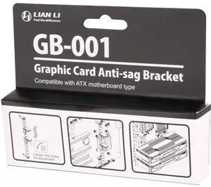 LIAN-LI GB-001 Metal Anti-SAG Bracket Use for Single and Double Graphics Card GPU Video Card Holder Suit E-ATX ATX Motherboard LIAN-LI GB-001 Metal Anti-SAG Bracket Use for Single and Double Graphics Card GPU Video Card Holder Suit E-ATX ATX Motherboard