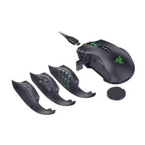 Naga V3 Pro Wireless MMO Gaming Mouse:Swappable Side Plates - 23 Programmable Buttons - w/ 3 Swappable Side Plates - HyperScroll Tilt Wheel -280 Hr Battery - Multi-Mode Connectivity -Black Naga V3 Pro Wireless MMO Gaming Mouse:Swappable Side Plates - 23 Programmable Buttons - w/ 3 Swappable Side Plates - HyperScroll Tilt Wheel -280 Hr Battery - Multi-Mode Connectivity -Black
