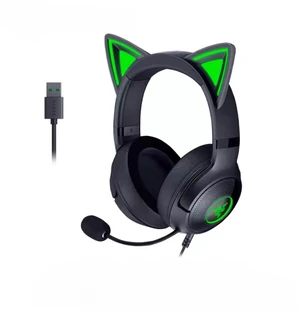 Kraken Kitty V2 USB Wired Headset: Chroma RGB Kitty Ears - Stream Reactive Lighting - HyperClear Cardioid Mic - 40 mm Drivers - 7.1 Surround Sound - Comfortable Ear Cushions - Black Kraken Kitty V2 USB Wired Headset: Chroma RGB Kitty Ears - Stream Reactive Lighting - HyperClear Cardioid Mic - 40 mm Drivers - 7.1 Surround Sound - Comfortable Ear Cushions - Black