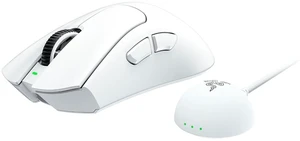 DEATHADDER V4 PRO Wireless Gaming Mouse: 45K DPI Optical Sensor GEN-2 - 8 Programmable Buttons - 57g Ultra Lightweight - White DEATHADDER V4 PRO Wireless Gaming Mouse: 45K DPI Optical Sensor GEN-2 - 8 Programmable Buttons - 57g Ultra Lightweight - White