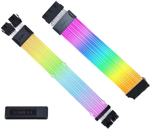 LIAN-LI STRIMER Wireless 24 Pin and LIAN-LI STRIMER Wireless CPU 2x8-PIN Power Extension Cable Combo, Included Wireless Transmitter LIAN-LI STRIMER Wireless 24 Pin and LIAN-LI STRIMER Wireless CPU 2x8-PIN Power Extension Cable Combo, Included Wireless Transmitter