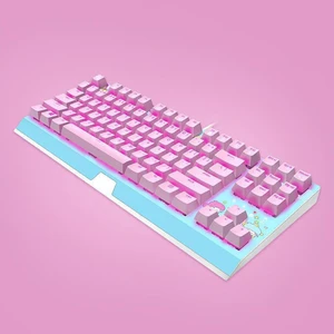 BlackWidow X SANRIO CHARACTERS Hello Kitty Limited Edition 87 Key Wired Backlit Mechanical Gaming Keyboard: Green Switches - Tactile & Clicky - HelloKitty Pink LED BlackWidow X SANRIO CHARACTERS Hello Kitty Limited Edition 87 Key Wired Backlit Mechanical Gaming Keyboard: Green Switches - Tactile & Clicky - HelloKitty Pink LED