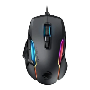 ROCCAT Kone AIMO Remastered PC Gaming Mouse, Ergonomic Performance Wired Computer Mouse, RGB Lighting, LED Illumination, High Precision, 16.000 DPI Optical Owl-Eye Sensor, 23 Programmable Keys, Black ROCCAT Kone AIMO Remastered PC Gaming Mouse, Ergonomic Performance Wired Computer Mouse, RGB Lighting, LED Illumination, High Precision, 16.000 DPI Optical Owl-Eye Sensor, 23 Programmable Keys, Black