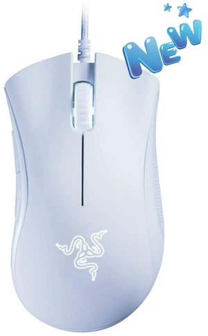 DeathAdder Essential 6400 DPI 4G Optical Esports Gaming Mouse: 5 Programmable Buttons - Mechanical Switches - 2.1m Braided Wire - Mercury White DeathAdder Essential 6400 DPI 4G Optical Esports Gaming Mouse: 5 Programmable Buttons - Mechanical Switches - 2.1m Braided Wire - Mercury White