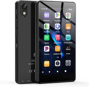 96GB MP3 Player with Bluetooth and Camera, Android 13 MP3 MP4 Players with 4" Touchscreen and Speaker, 4GB RAM & 32GB ROM, Music MP3 Player with Spotify, Audible, Amazon Music, Play Store