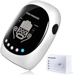 Hand Massager with Heat and Compression for Arthritis Pain Relief, with 5-Finger Individual Therapy, Fits All Hand Sizes,Rechargeable & Portable (White) Hand Massager with Heat and Compression for Arthritis Pain Relief, with 5-Finger Individual Therapy, Fits All Hand Sizes,Rechargeable & Portable (White)