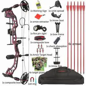 KANMEI QIN Compound Hunting Bow Archery for Beginning 35-70 lbs