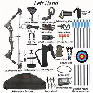 JUNXING Dragon X8 Compound Bow Adjustable 20-70 lbs Hunting Bow