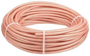 RG400 RF Coax Cable 50ft, M17/128 Double Shield Coaxial Cable for Base Station Ham Amateur Radio Antenna Jumper RG400 RF Coax Cable 50ft, M17/128 Double Shield Coaxial Cable for Base Station Ham Amateur Radio Antenna Jumper