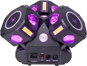 Moving Head DJ Lights for Parties, 16X10W RGBW 4-in-1 Party Light with Strobe Stage Effect Beam Lights Controlled by 18CH DMX-512/Sound Activated for Christmas KTV Wedding Moving Head DJ Lights for Parties, 16X10W RGBW 4-in-1 Party Light with Strobe Stage Effect Beam Lights Controlled by 18CH DMX-512/Sound Activated for Christmas KTV Wedding