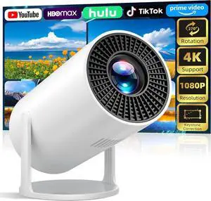 Mini Projector Portable Proyector 4K Support, Native 720P Small Projector with 270° Rotatable Stand, Compatible with TV Stick/Smartphone/HDMI/USB for Bedroom/ Outdoor Camping (No WiFi or Bluetooth) Mini Projector Portable Proyector 4K Support, Native 720P Small Projector with 270° Rotatable Stand, Compatible with TV Stick/Smartphone/HDMI/USB for Bedroom/ Outdoor Camping (No WiFi or Bluetooth)