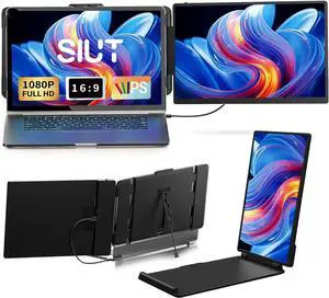 Laptop Screen Extender Monitor - Dual 14 inch IPS FHD 1080P Extended Monitors for 13"-17" Laptops Type-C/HDMI/USB-A Compatible with Windows Mac Travel Work Laptop Screen Extender Monitor - Dual 14 inch IPS FHD 1080P Extended Monitors for 13"-17" Laptops Type-C/HDMI/USB-A Compatible with Windows Mac Travel Work