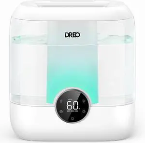 Humidifiers for Bedroom, 6L Easy to Fill & Clean, 60H Runtime for Large room, 28 dB Quiet Cool Mist Air Humidifier for Plant, Baby Nursery, Home, Indoor, Night Light, Precise Humidity Control Humidifiers for Bedroom, 6L Easy to Fill & Clean, 60H Runtime for Large room, 28 dB Quiet Cool Mist Air Humidifier for Plant, Baby Nursery, Home, Indoor, Night Light, Precise Humidity Control
