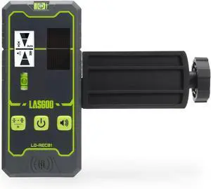 LasGoo LG-REC01 Laser Receiver for Laser Level, Dual LCD Display & Bubble Level, Green & Red Laser Beam Detector for Pulsing Line Lasers, Up to 164ft, Built-in Rechargeable Battery, Clamp Included LasGoo LG-REC01 Laser Receiver for Laser Level, Dual LCD Display & Bubble Level, Green & Red Laser Beam Detector for Pulsing Line Lasers, Up to 164ft, Built-in Rechargeable Battery, Clamp Included