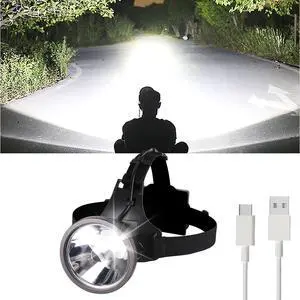 Super Bright Headlamp, Led Rechargeable Head Lamp with Battery Powered for Adult- Motion Sensor Headlamps Flashlight Waterproof Searchlight for Outdoor Hunting Super Bright Headlamp, Led Rechargeable Head Lamp with Battery Powered for Adult- Motion Sensor Headlamps Flashlight Waterproof Searchlight for Outdoor Hunting