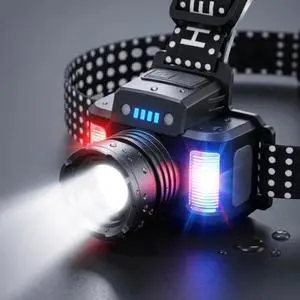 Rechargeable Headlamp 3000 Lumens, Super Bright LED with Motion Sensor & COB Side Lights, 6 Modes, Zoomable, IPX6 Waterproof, 90° Adjustable Headlight for Camping, Hiking Rechargeable Headlamp 3000 Lumens, Super Bright LED with Motion Sensor & COB Side Lights, 6 Modes, Zoomable, IPX6 Waterproof, 90° Adjustable Headlight for Camping, Hiking