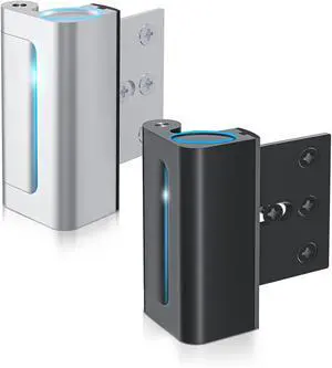 2Pack Door Reinforcement Lock Withstands 800lbs of Force - Silver Extra Door Lock with 8 Screws Prevents Unauthorized Entry,Add a Door Security Lock for Home Safety & Privacy 2Pack Door Reinforcement Lock Withstands 800lbs of Force - Silver Extra Door Lock with 8 Screws Prevents Unauthorized Entry,Add a Door Security Lock for Home Safety & Privacy