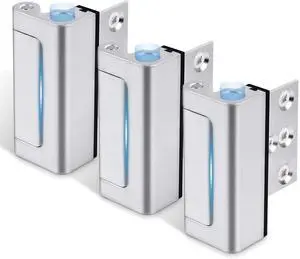 Door Reinforcement Lock, 3PACK Home Security Door Lock Withstands 800 lbs, Childproof Top Door Lock Latch for Toddlers Safety, Inside Night Defender for Inward Swinging Doors Door Reinforcement Lock, 3PACK Home Security Door Lock Withstands 800 lbs, Childproof Top Door Lock Latch for Toddlers Safety, Inside Night Defender for Inward Swinging Doors