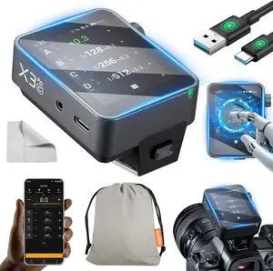 X3 Pro C (2026) Trigger for Canon, 2.4G TTL HSS Touchscreen Transmitter with Bluetooth & APP Control, Shutter Control for Camera X3 Pro C (2026) Trigger for Canon, 2.4G TTL HSS Touchscreen Transmitter with Bluetooth & APP Control, Shutter Control for Camera